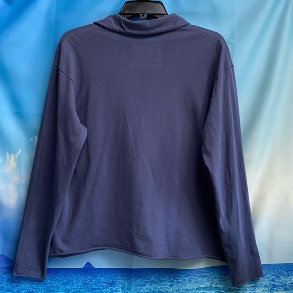 Frank & Eileen PATRICK Popover Henley Heritage Jersey White Size: XS Ocean - Picture 10 of 15